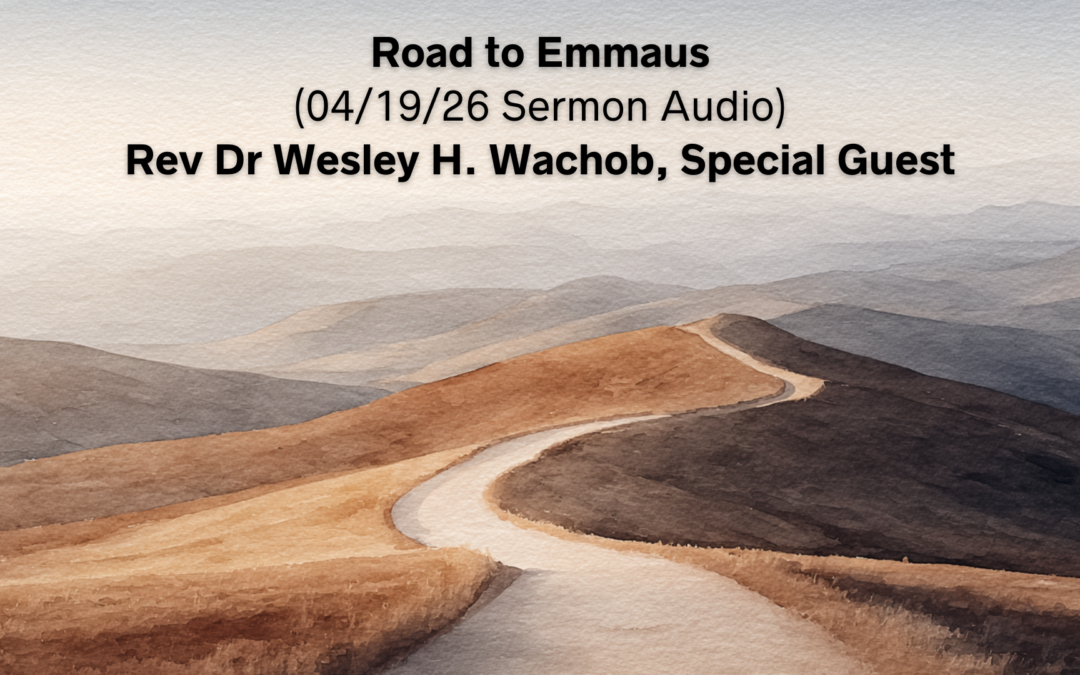 April 19, 2026 Sermon Audio – Guest Preacher Rev Dr Wesley H. Wachob